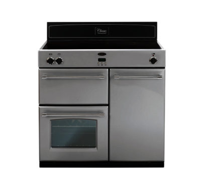 Belling Classic 900Ei Electric Induciton Range Cooker - Silver
